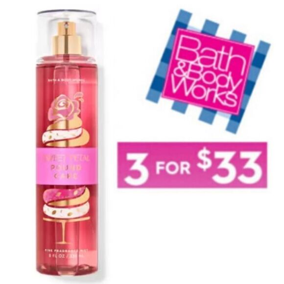 Bath & Body Works Sweet Petal Poundcake - Picture 1 of 5